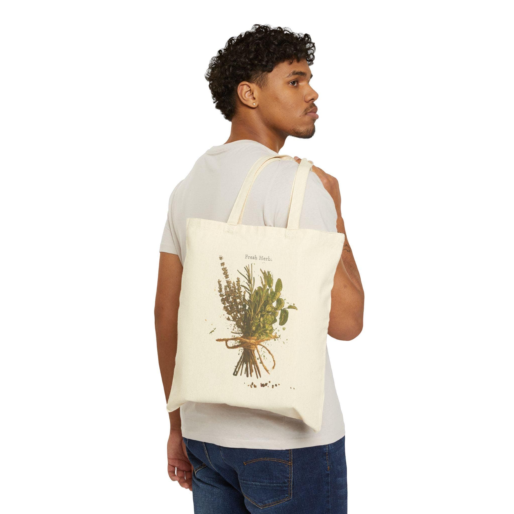 Fresh Herbs Bouquet Tote Bag
