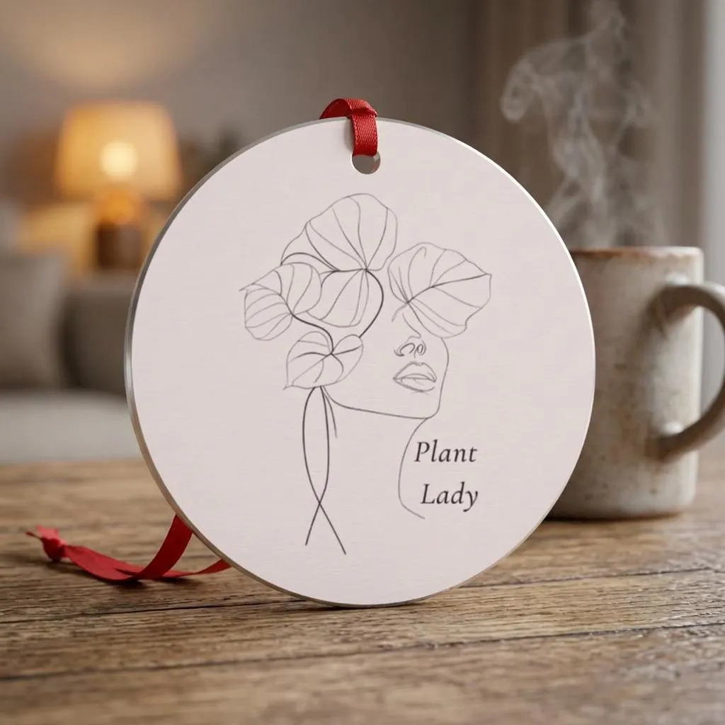Plant Lady line art
