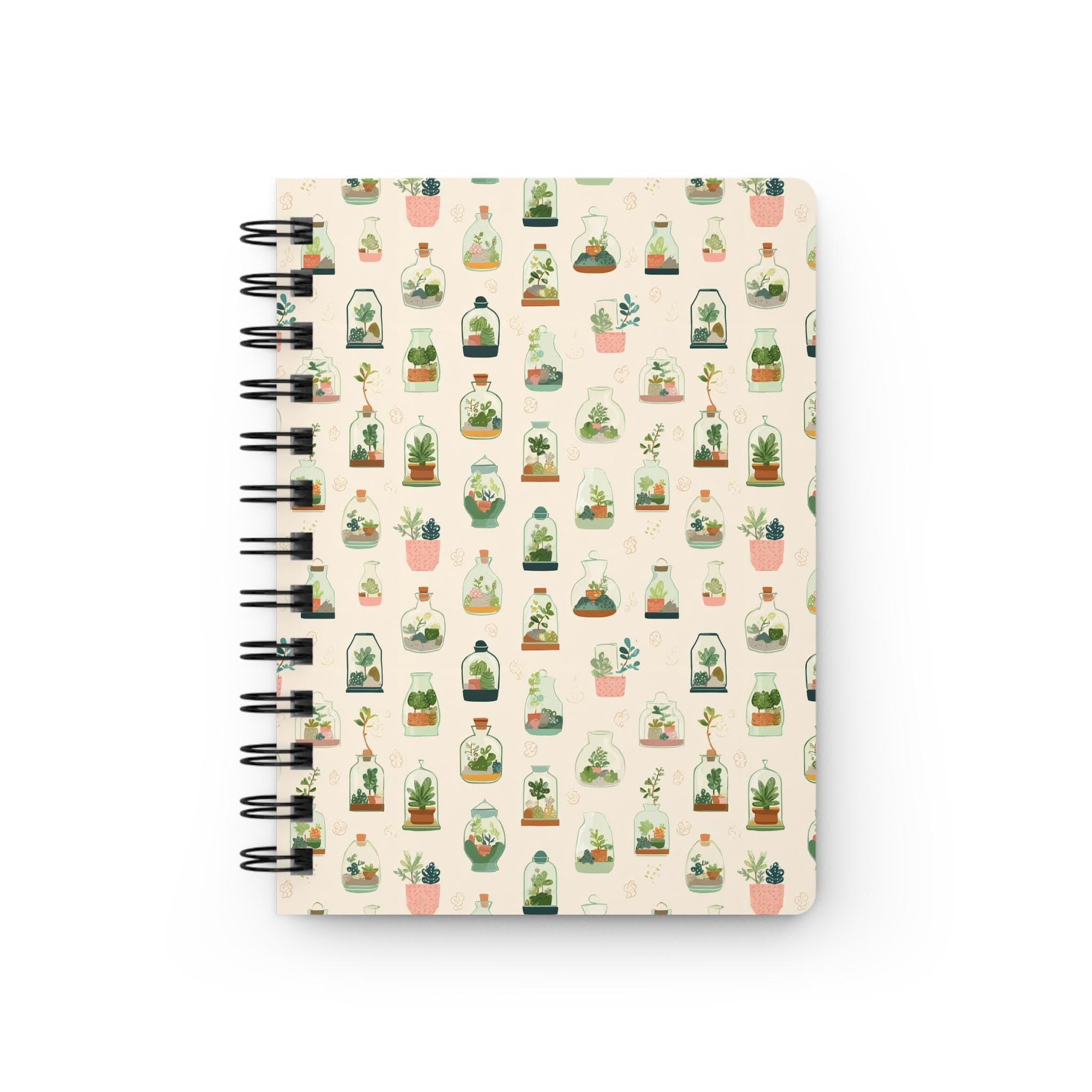 Terrarium Pattern Spiral Notebook — image 1 of 7