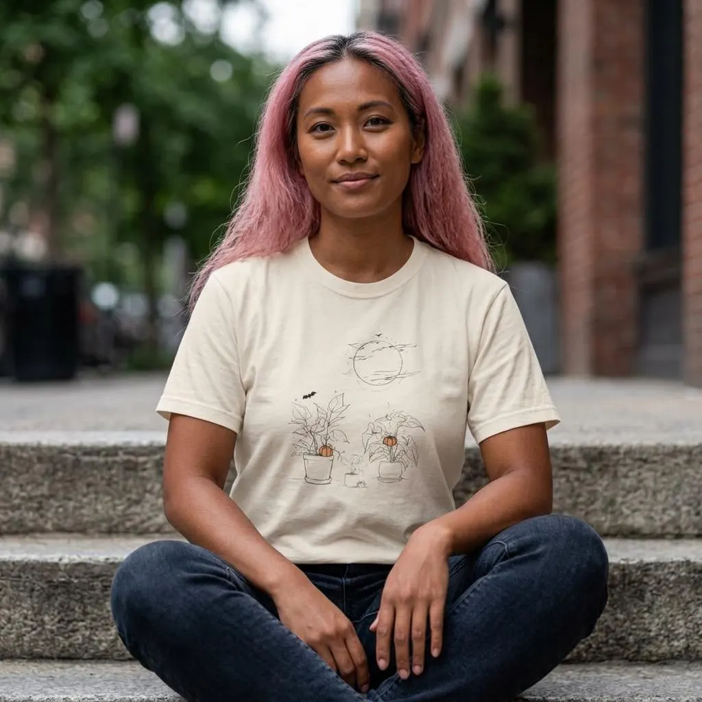 Spooky Potted Plants Tee Women’s Boxy Tee