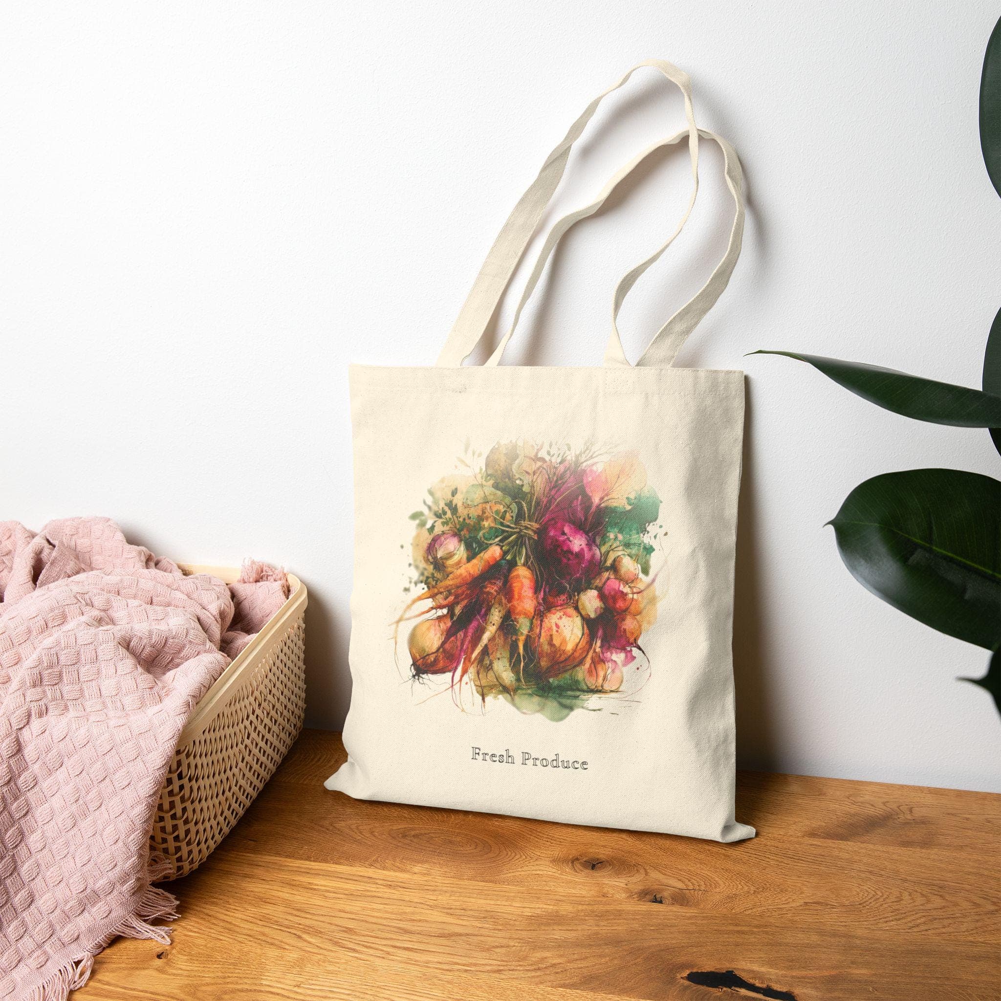 Fresh Produce Vegetable Bouquet Tote Bag